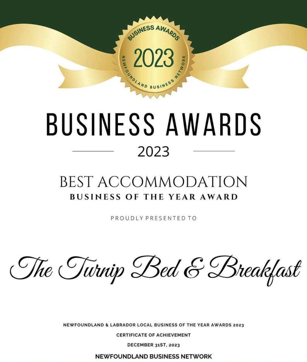 The Turnip Bed And Breakfast Parson's Pond Exteriér fotografie
